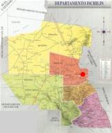 Mapa del Departamento Ischiln